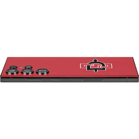San Diego State University Aztecs Red Logo Galaxy Skins